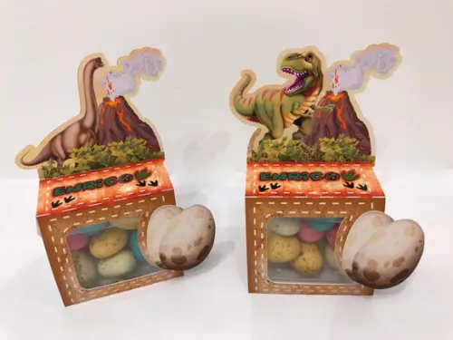 Porta Caixa Acrílica Dinossauro