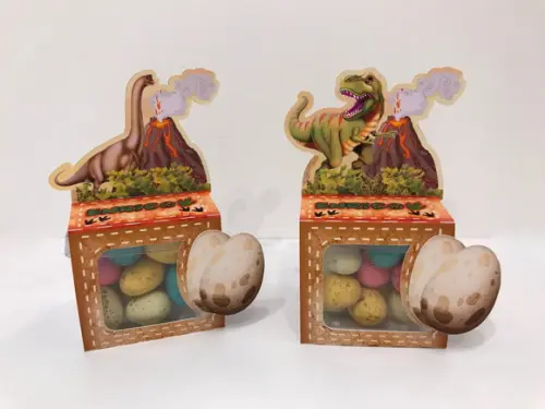 Porta Caixa Acrílica Dinossauro