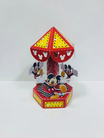 Porta Tubete Carrossel Mickey