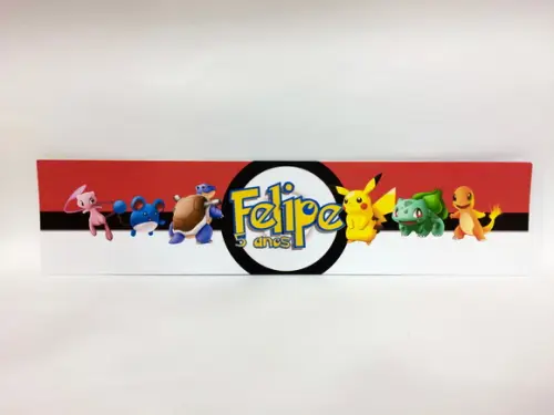 Rótulo Água Pokemon