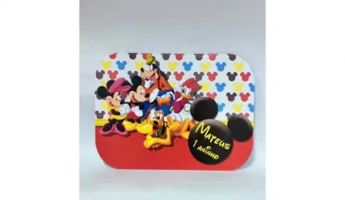 Rótulo Marmitinha Turma do Mickey