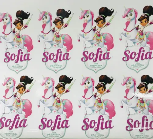 Rótulo para Sacolinha Princesa Nella