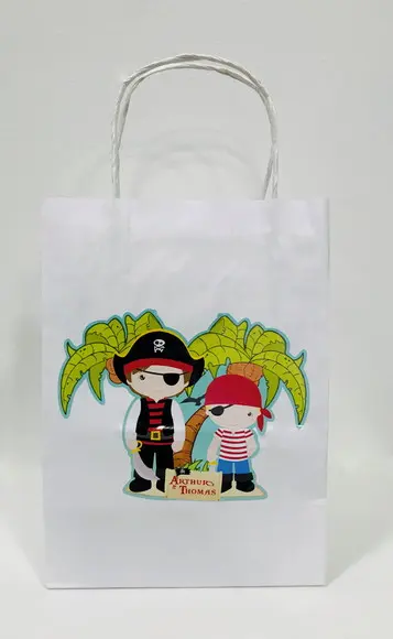 Rótulo Para Sacolinha Piratas