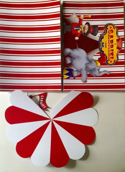 Rótulos Lata de Leite Tenda Circo 800g