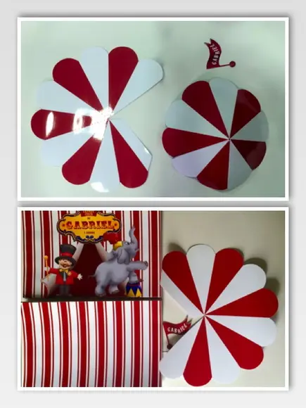 Rótulos Lata de Leite Tenda Circo 800g