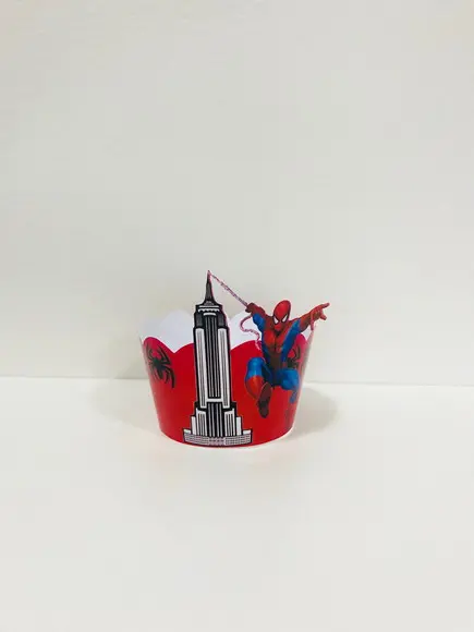 Saia Cup Cake Homem Aranha
