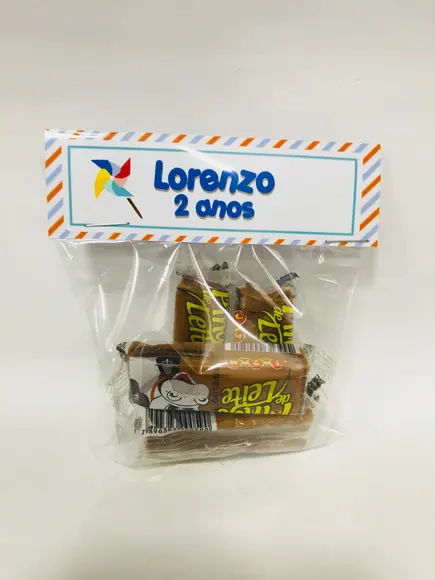 Solapa para saquinho de bala Brinquedos