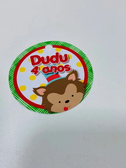 Tag de Agradecimento Lobo Mau
