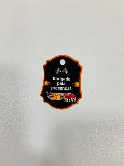 Tag de Agradecimento Hot Wheels