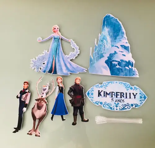 Topo de bolo Frozen