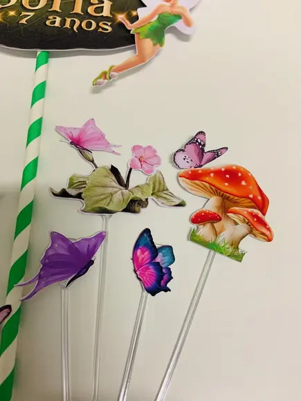 Topo de bolo Tinker Bell