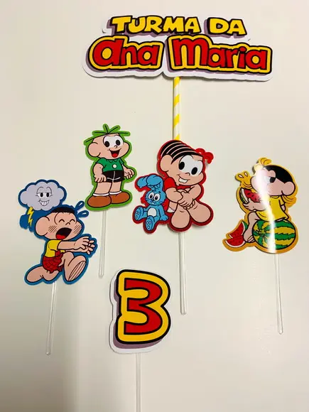 Topo de Bolo Turma da Mônica