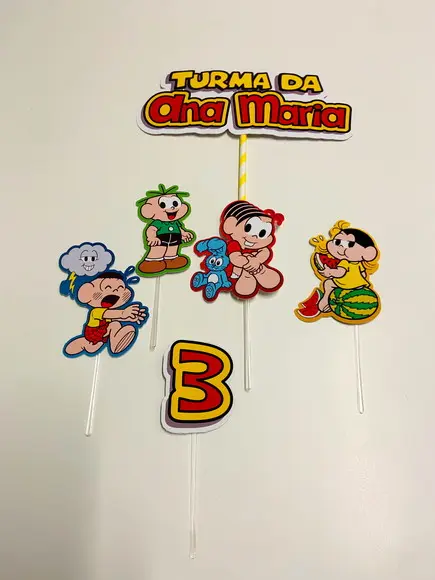 Topo de Bolo Turma da Mônica