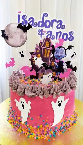 Topo de bolo Vampirina