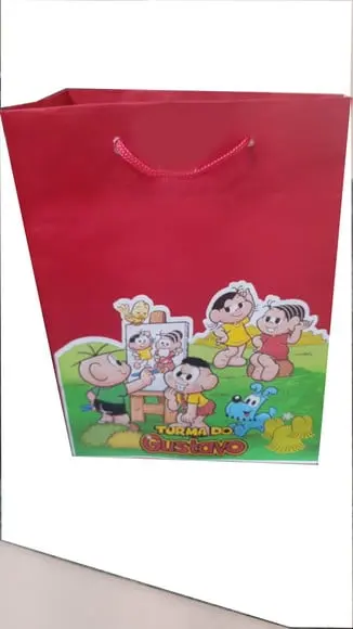 Adesivo para Sacolinha Turma da Monica