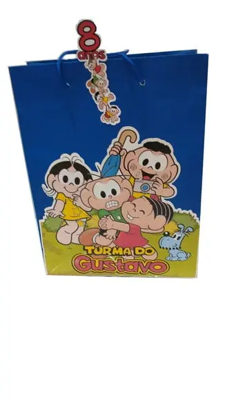 Adesivo para Sacolinha Turma da Monica