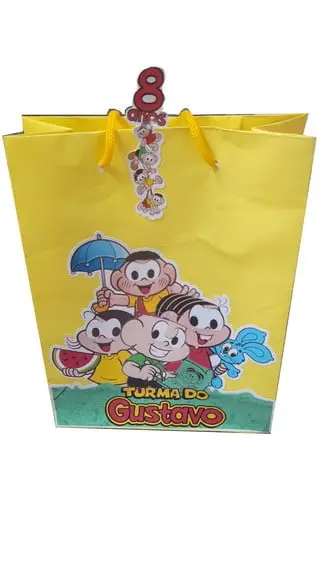 Adesivo para Sacolinha Turma da Monica