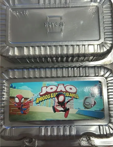 Adesivo para Marmitinha Spidey