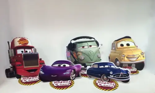 Aplique Carros 3D