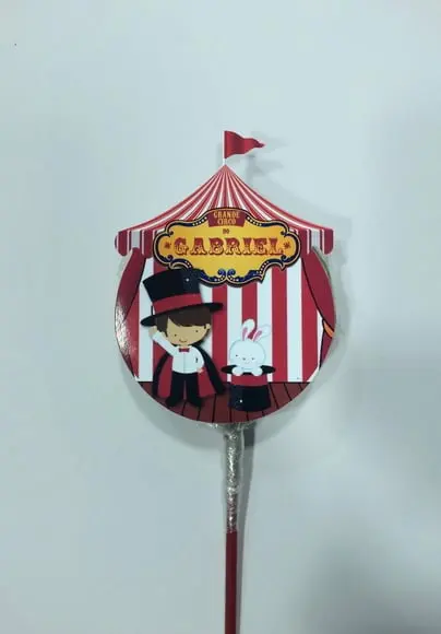 Aplique Circo para pirulitos