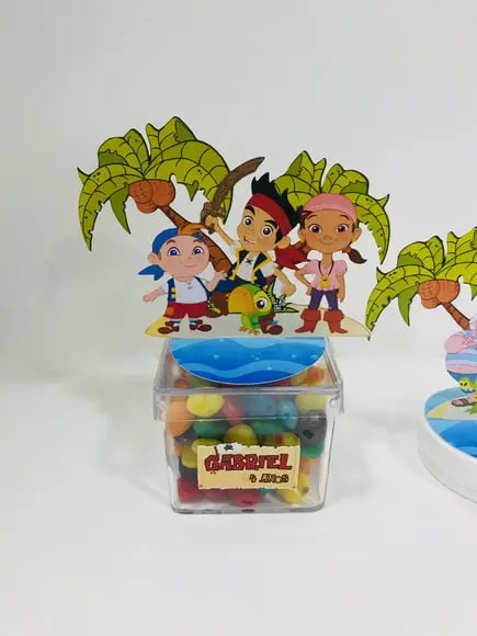 Aplique Jake e os piratas 3D