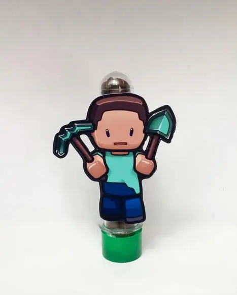 Aplique Minecraft - 9cm