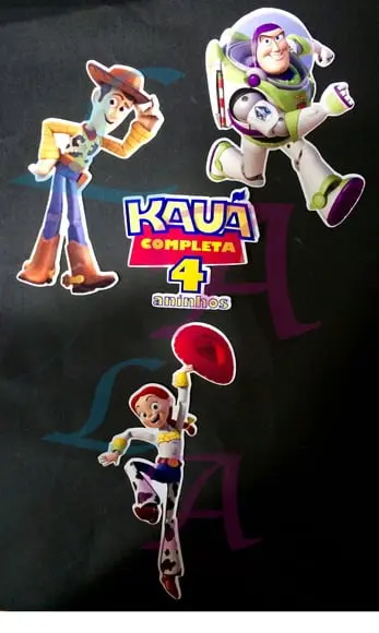 Aplique p tubete + rótulo Toy Story