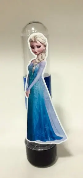 Aplique para tubete Frozen