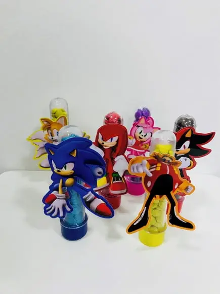 Aplique para Tubete Sonic - 9cm