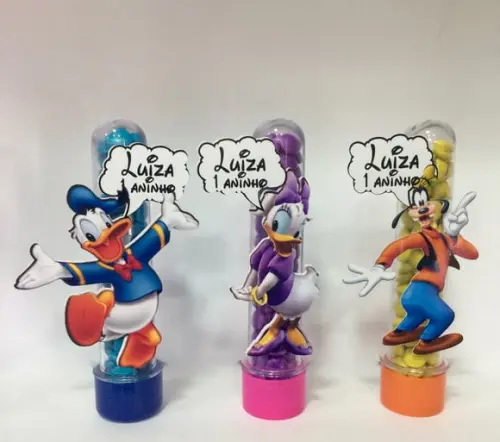 Aplique para Tubete Turma do Mickey - 9,5cm