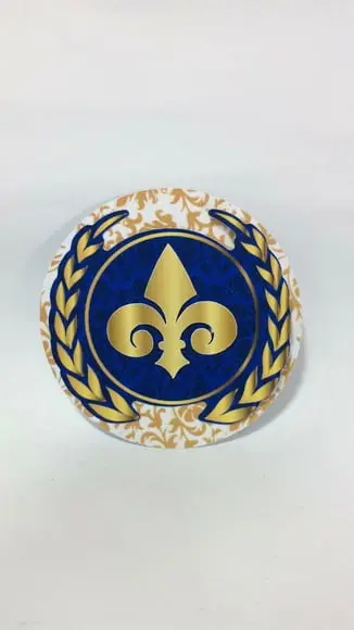 Aplique Reinado para latinhas