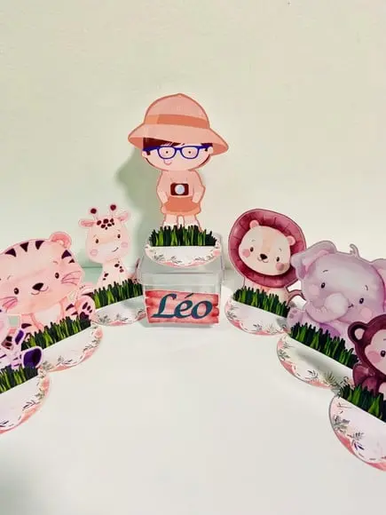Aplique Safari 3d Aquarela