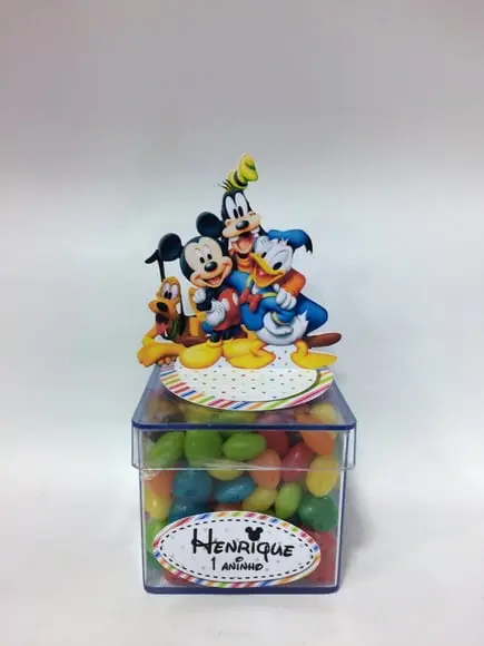 Aplique Turma do Mickey 3d - com Nome