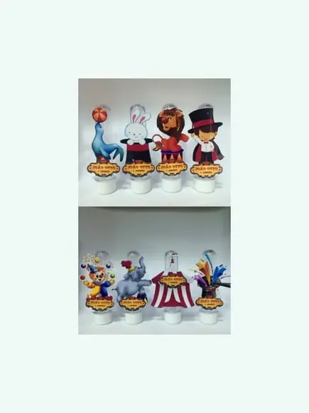 Apliques Circo - 9,5cm para tubetes