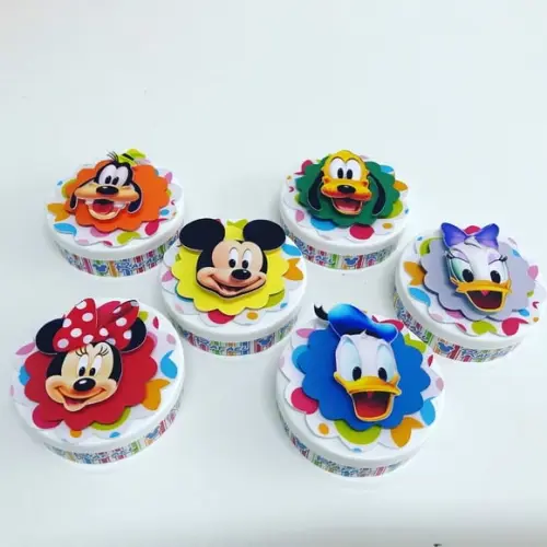 Aplique Turma do Mickey para Latinhas