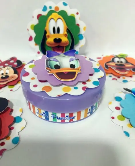 Aplique Turma do Mickey para Latinhas