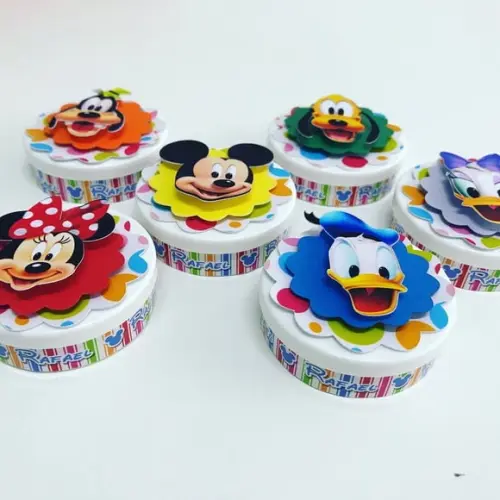 Aplique Turma do Mickey para Latinhas