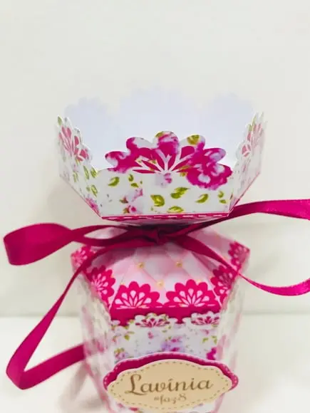 Caixa Bala Floral