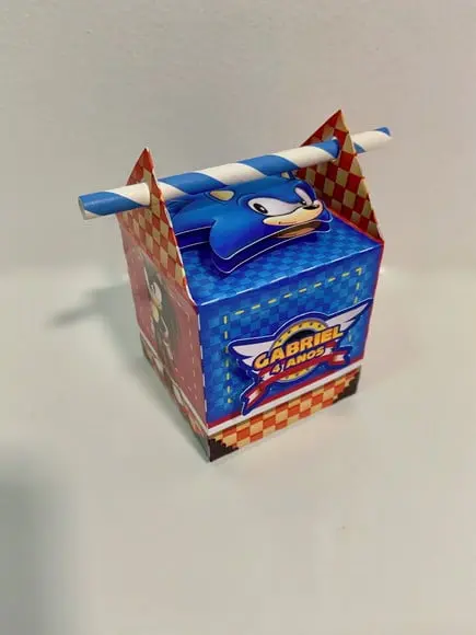 Caixa Canudo sonic