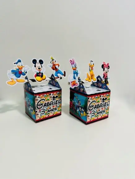 Caixa Canudo Turma do Mickey