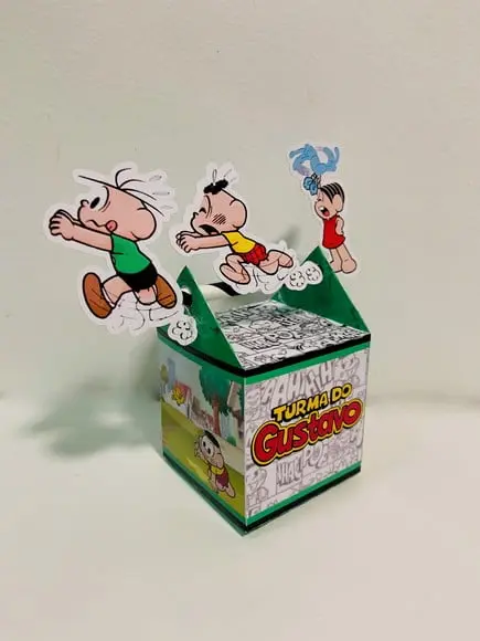Caixa Canudo Turma Da Mônica