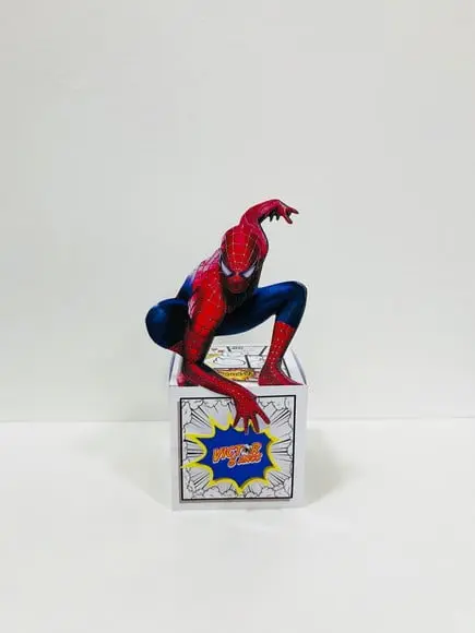 Caixa Homem Aranha - Caixa cubo