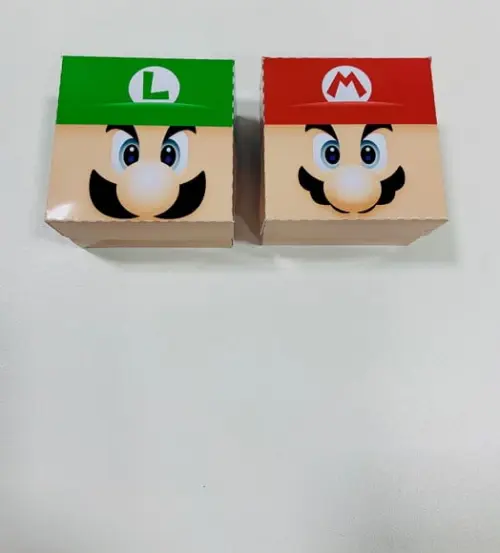 Caixa Mario Bros - Com tampa