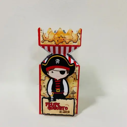 Caixa Meia Bala Piratas