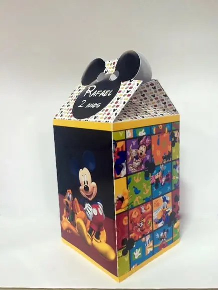 Caixa Milk Turma do Mickey