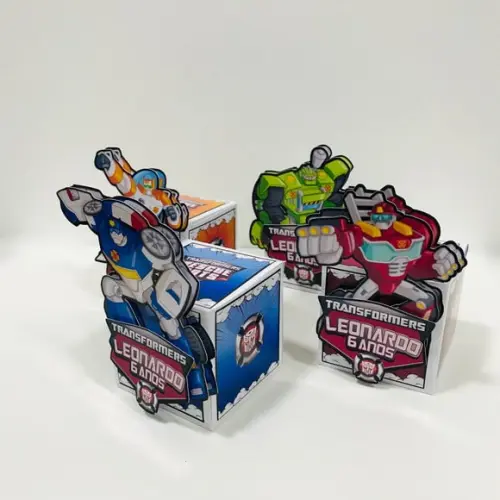Caixa Transformers Rescue Bots - Cubo