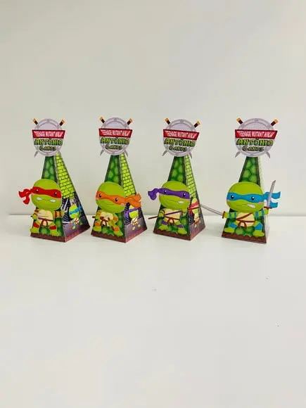 Caixa Triangular Tartarugas Ninja