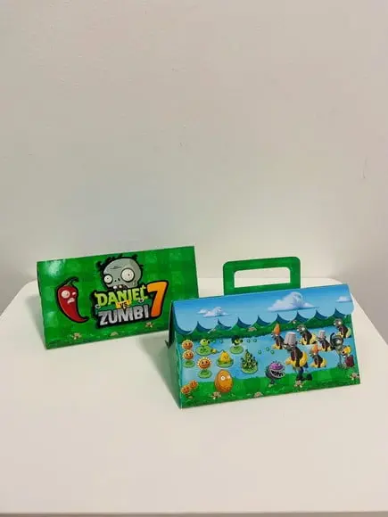 Caixa Triangular Plants Vs Zombies