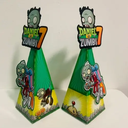Caixa Triangular Plants Vs Zombies 2
