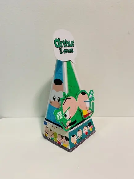 Caixa Triangular Turma da Mônica Toy